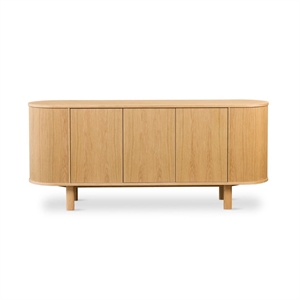 Skovby SM543 opbevaringsskænk - Eg naturolie- Mål: 190 x 82 x 45 cm.